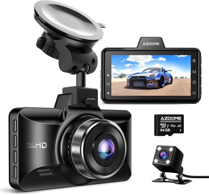 Cámara Vehicular Dashcam AZDOME M01 Pro
